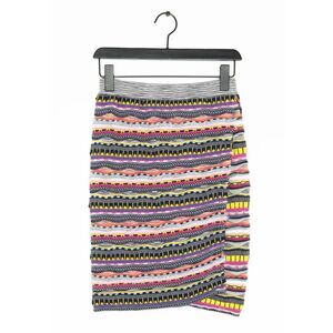 Carven Women's Multicolored Wrap Style Pull On Sweater Pencil Skirt Size Small